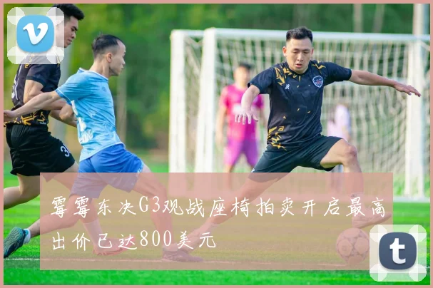 霉霉东决G3观战座椅拍卖开启最高出价已达800美元